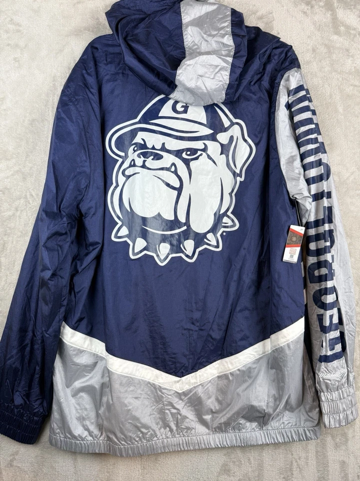 Chaqueta cortavientos Mitchell & Ness Georgetown Hoyas NCAA cremallera completa XL Foto 3 de 4