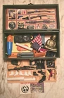 Vintage GI Joe Wood Foot Locker With Accessories