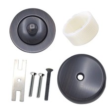 Lift and Turn Tub Drain Twist Trim Kit with Single-Hole Overflow Faceplate an...