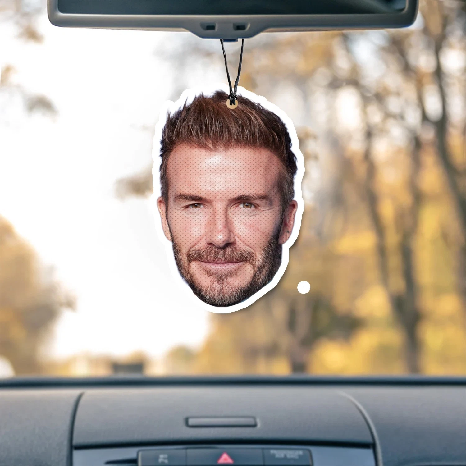 David Beckham Unscented Hanging Car Air Freshener Freshie