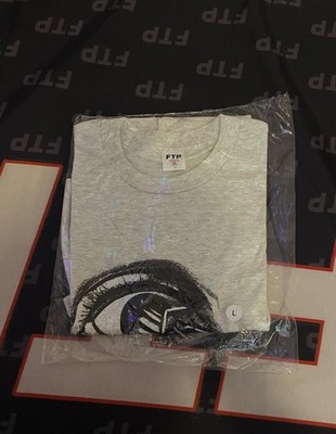 FTP Pupil Tee Ash Gray Graphic Logo Men's Regular Size L T-Shirt