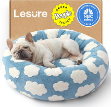 Shown on TV Donut Dog Bed Medium Size Dog - round Cat Beds Indoor as Bed Gift fo
