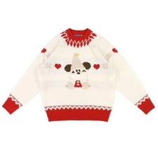 Tokyo Disney Resort Sweater White Lillinlin Mickey Mouse 2024 Christmas Japan