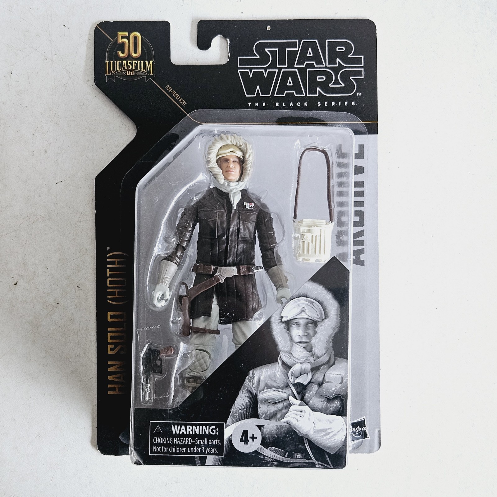 Star Wars The Black Series Archive 50th Anniversary Han Solo Hoth Action Figure