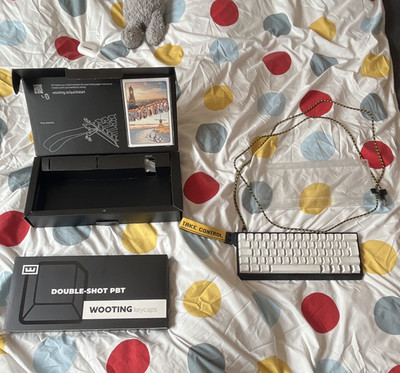 Wooting 60HE mechanische Gaming-Tastatur RGB beleuchtet USB-C