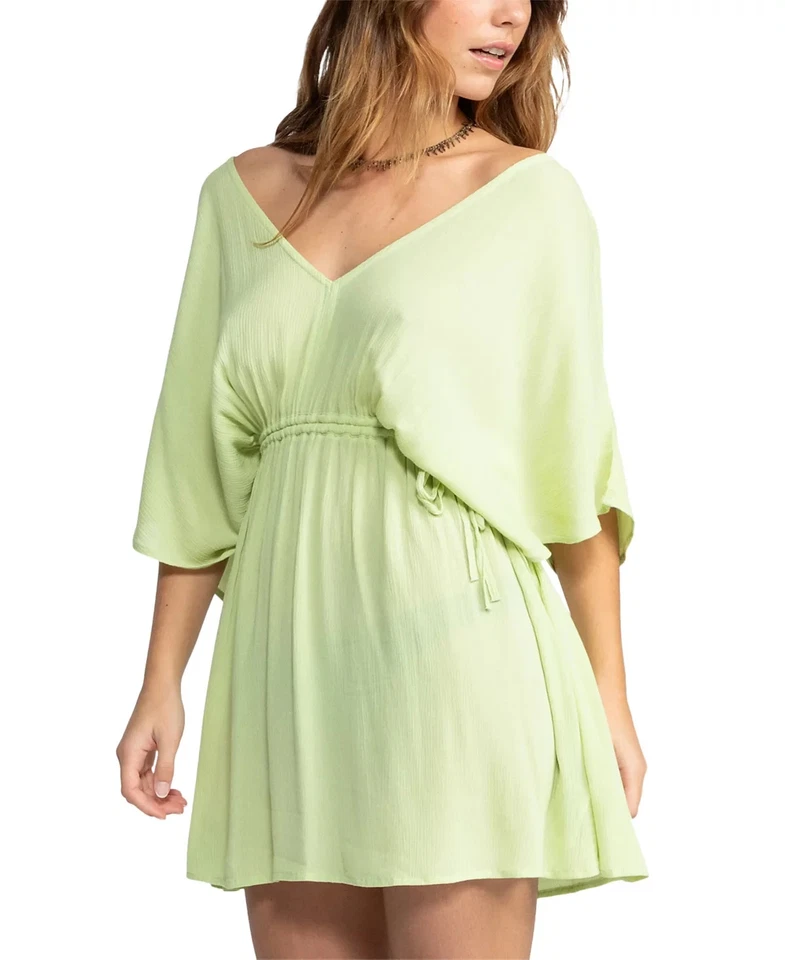 Roxy X6815 солнце Baby текстурированный шнурок талии прикрытие платье, Маргарита, S - Изображение 2 из 4