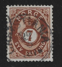 Norwegen 7 Skilling - fehlerfreie Erhaltung
