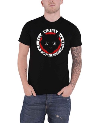 Pixies T Shirt Tame Band Logo Nue offiziell Herren Schwarz