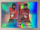 2026 UD Team Canada Prodigious Pairings #PP-19 Sam Dickinson / Matthew Schaefer
