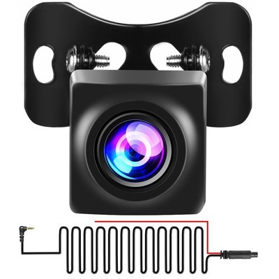 Inefala [for Portable Car Radio] 4 Pin Upgrade AHD 1080P 0.8inch, Black