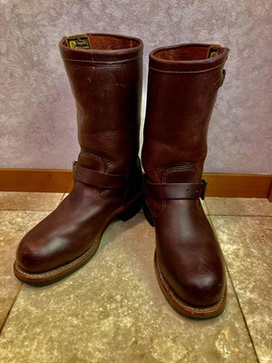 Chippewa 91068 Cordovan Engineer Boots US8.5E #0207 | eBay