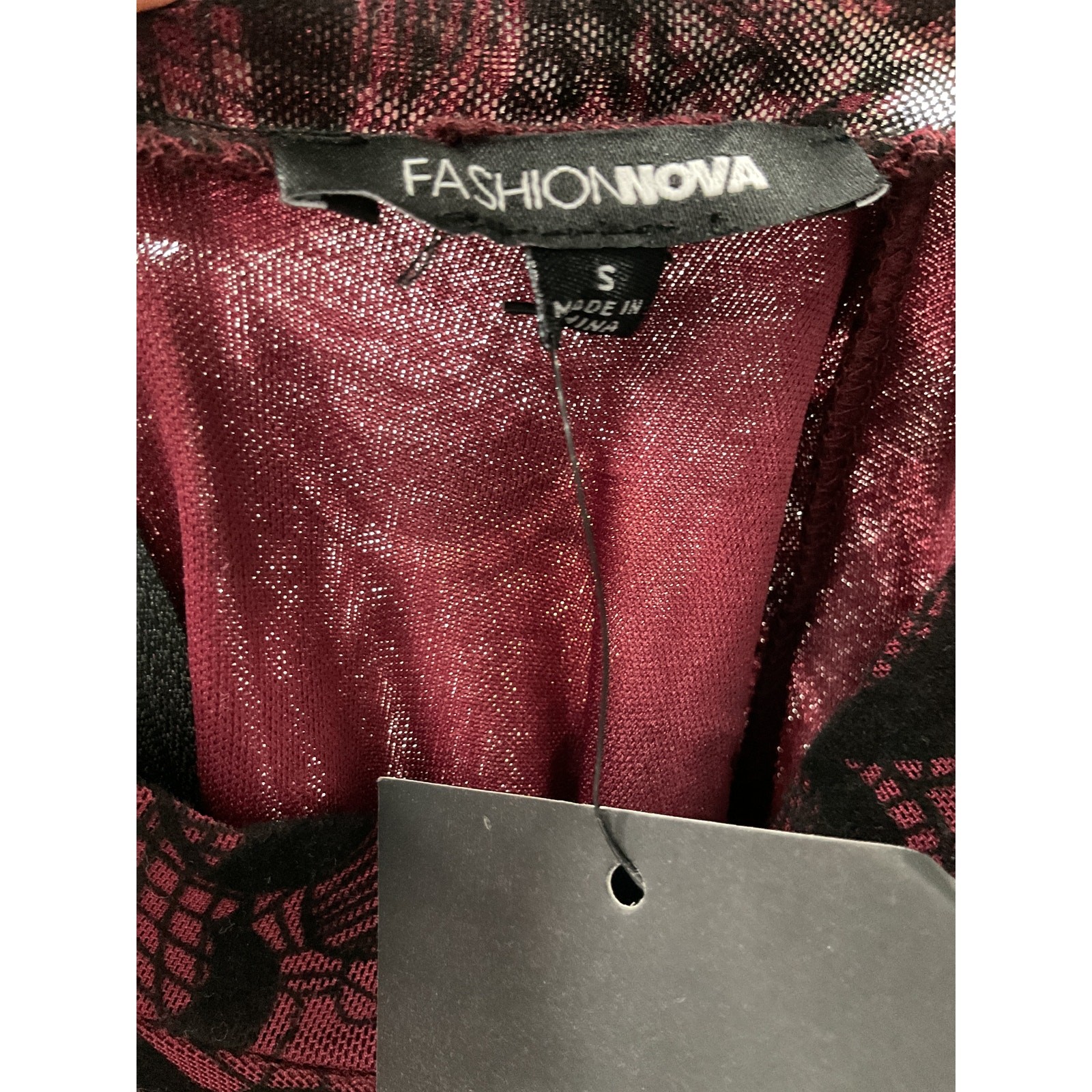 Fashion Nova Red Bodycon Dress