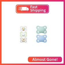 MAM Variety Pack Baby Pacifier, Includes 3 Types of Pacifiers, Nipple Shape Help