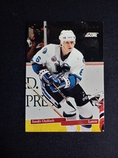 Score International Stars #18 Sandis Ozolinsh San Jose Sharks 1993 Card