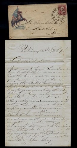 CIVIL WAR LETTER - 13th MA Infantry in Williamsport, MD - Victory in Tennessee!