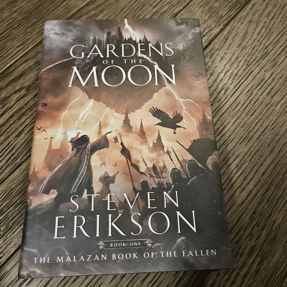 Malazan Book Of The Fallen SIGNED Broken Binding Books 1-3 Thick Paper Set - Image 2 of 4