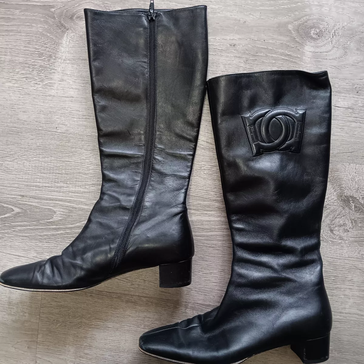 Ferragamo ladies boots hotsell