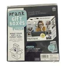 Prank Gag Gift Boxes - NoView Peripheral Blocking Eyewear 3/pkg BRAND NEW