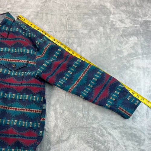 Surf Pendleton Shirt Mens L Multicolor Southwestern Aztec Lined Heavyweight - Picture 17 of 20