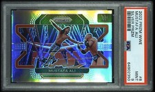 2022 Panini Prizm WWE Mustafa Ali PSA 9 Rookie Card Wrestlemania Belt