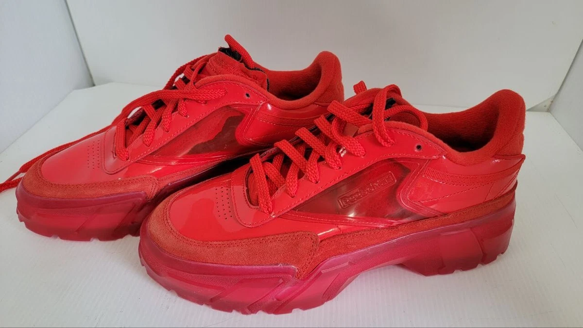 Red reebok sneakers womens sale