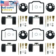 4pcs for CB750 CB 750 K4 Carb Carburetor Rebuild Repair Kit & Float 1969-1976 US
