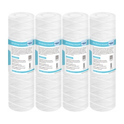 #ad #ad Membrane Solutions 10quot;x2.5quot; String Wound Whole House Well Water Sediment Filters $23.97