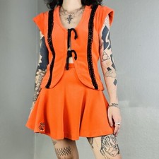 Vintage 70s Tiger Skirt Set