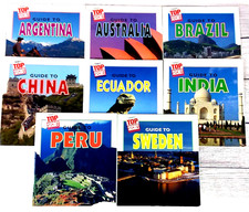 Highlights Top Secret Adventure Books Children Vtg Homeschool Geography Lot of 8