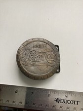 Vintage Pepsi Cola Bottle Cap Logo belt buckle Lewis Buckles Chicago