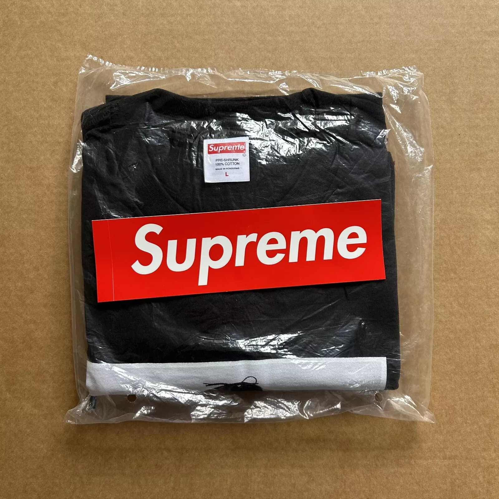 SUPREME x Tyler The Creator   T shirt Tee (noir, grand)   L   Neuf et scellé