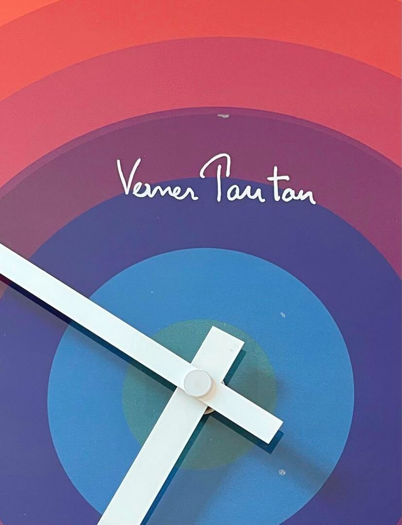 Verner Panton Wall Clock W35×D1.5×H35 cm | eBay
