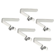 5pcs 7x6mm Kayak Paddle Snaps Pole Push Button Spring Clips Steel