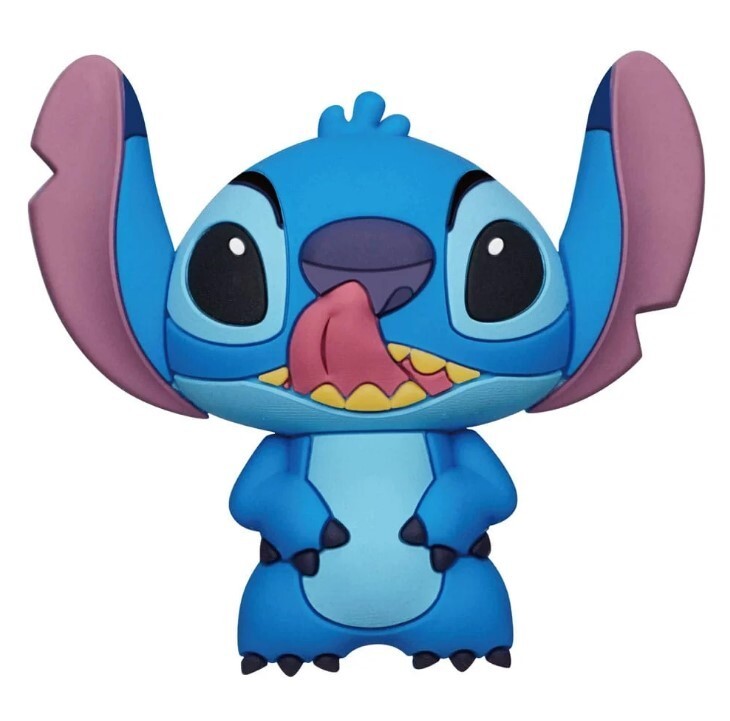 LILO & STITCH - STITCH TONGUE IN NOSE - 3D FOAM COLLECTIBLE MAGNET