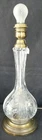 Engraved Paris Crystal Table Lamp - Vintage Elegance - REF 217
