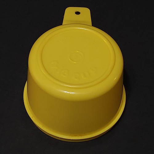 Misurino vintage Tupperware Harvest giallo 2/3 tazze ricambio #763 - Foto 7 di 10