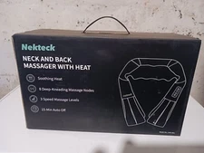 Nekteck  and back massager with heat Model 801