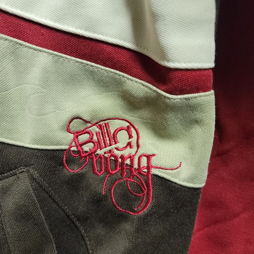 Chaqueta Billabong De Colección Para Hombres Mediana Surfer Cyber Y2K Retro Patinador de Pista O33 Foto 3 de 4