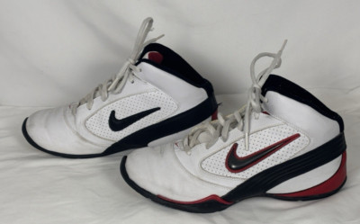 Nike Boys Air Flight Scorer Basketball Shoes 385455-161 White Sz 7y Girls 8.5