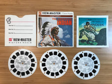 GAF View-Master B725 The American Indian Complete w/ 3 Reels Booklet