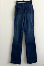 Belle by Kim Gravel TripleLuxe Baby Boot Cut Jean-Rinse Sz 4TALL a653652 -