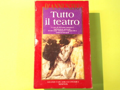 D'ANNUNZIO TUTTO IL TEATRO 3 VOLUMI NEWTON