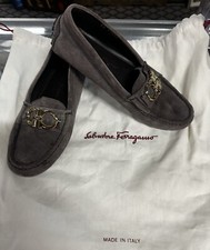 Salvatore Ferragamo ladies Slip On Loafer With Mancini Ornament Size 6.5 C