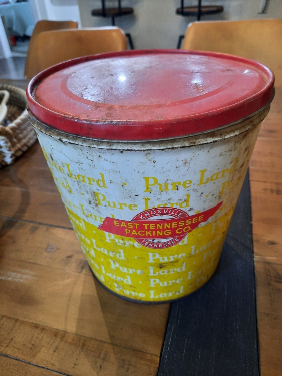 Vintage Selecto Pure Lard East Tennesse Packing Co. Knoxville, Tn