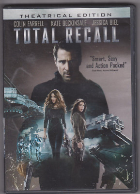 Total Recall (DVD, 2012) Colin Farrell. Kate Beckinsale. Jessica