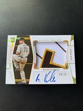 2022 Panini National Treasures Holo Gold /25 Reiss Knehr #141 Auto