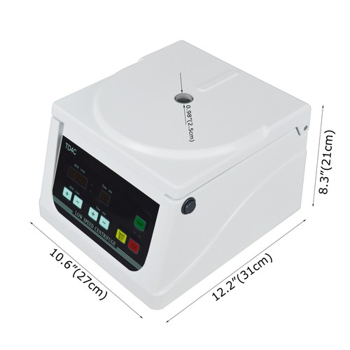 8*15ML Low Speed Lab Blood Centrifuge New PRP Medical Beauty Desktop TD4C 110V - Picture 6 of 11
