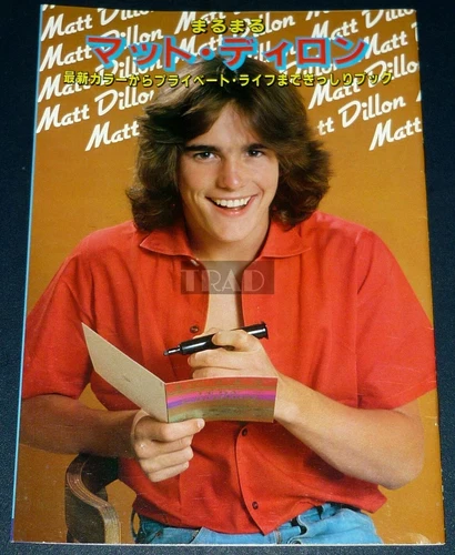 MATT DILLON 1984 JPN Picture Booklet Magazine BOOK