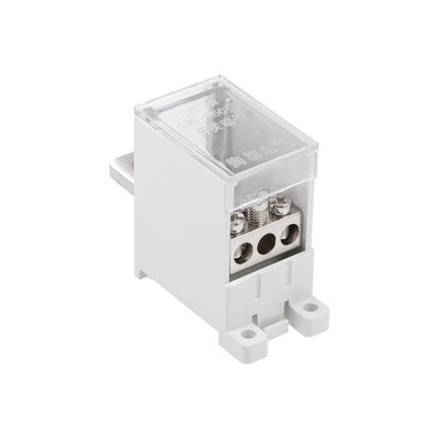 1 In 3 Out DIN Terminal Blocks 250A Max Input Distribution Block