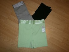 3 x Women's  Running/Cycling Shorts Black, Grey & Green - BNWT